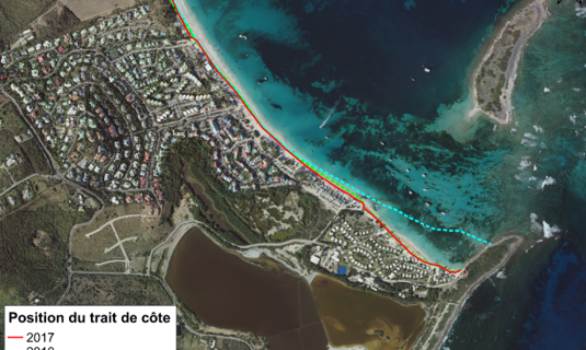 Saint Martin : Installation of a coastal imaging device to monitor shoreline evolution