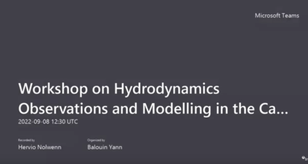 Workshop : Hydrodynamics observation and modelling in the Caribbean